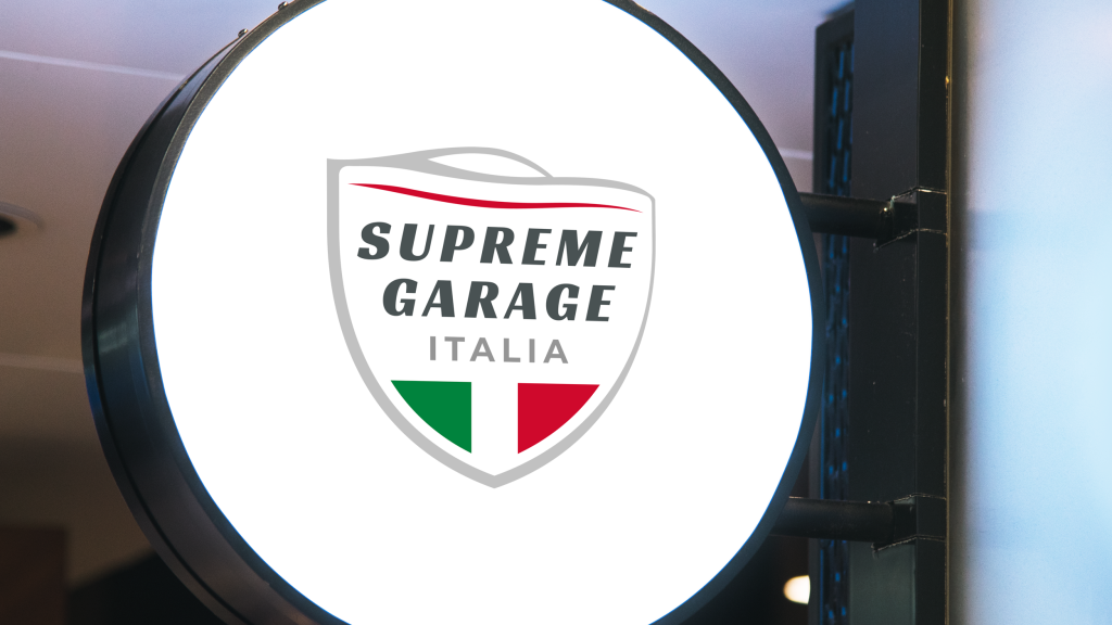 Le nuove frontiere del logo design: come far brillare il tuo brand 3 Suprime Garage Italia Mockup Isegna