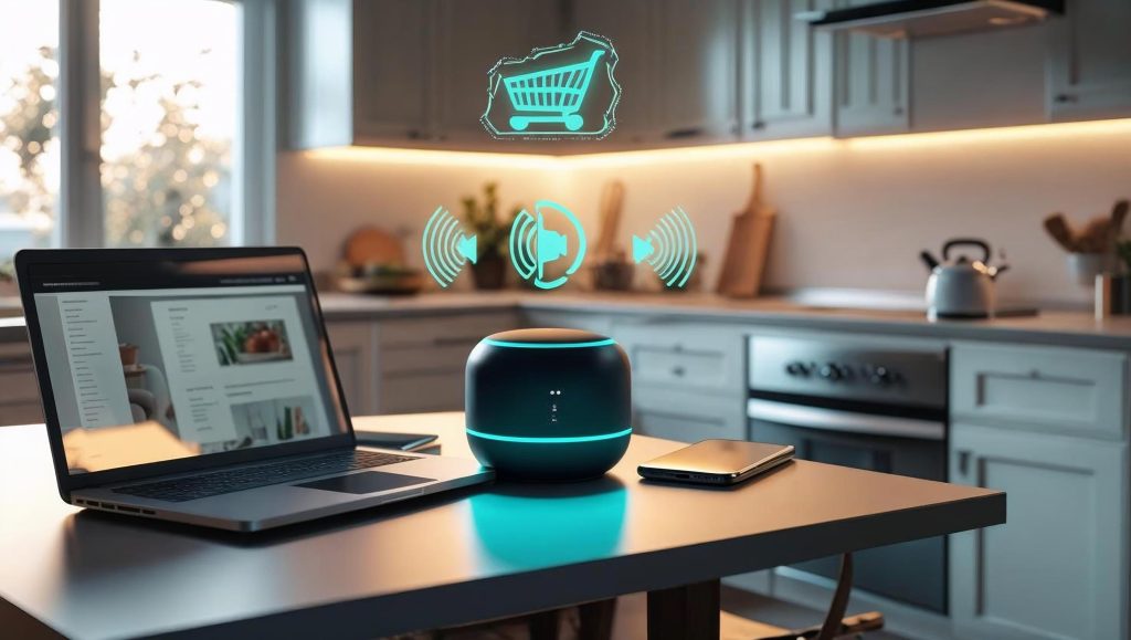 image illustrating the concept of voice search